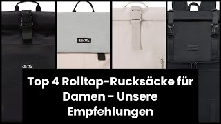 Rolltop rucksack damen Top 4 RolltopRucksäcke für Damen  Unsere Empfehlungen ✅ [upl. by Tomasine167]