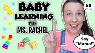 Baby Learning With Ms Rachel  First Words Songs and Nursery Rhymes for Babies  Toddler Videos [upl. by Aineval]