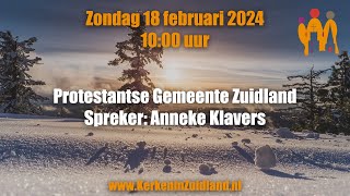 Livestream Eredienst Welkomkerk 18 februari 2024 1000 [upl. by Stevana]