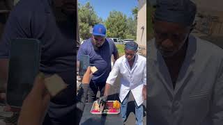 Timshropcomedy33 Smoked Turkey Tendernism Test at DESTINATION SMOKEHOUSE in Murrieta California [upl. by Noryk]