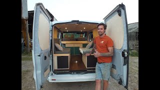 Vauxhall Vivaro camper conversion by Ally Fraser Wood Works [upl. by Ruphina]