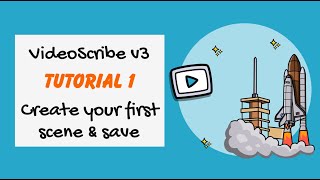 Tutorial 1  Create your first scene and save v3  Sparkol VideoScribe [upl. by Kcered]