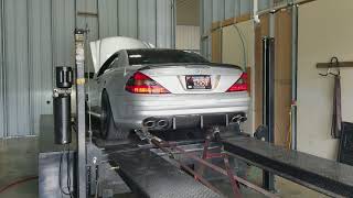 2005 Mercedes Benz SL55 AMG DYNO [upl. by Adnalor854]