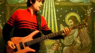 Chris Squires Swiss Choir  Personent Hodie bassline bass cover [upl. by Eirolav]