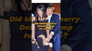 Did Melania marry Donald Trump for moneycelebrity foryou fyp [upl. by Imerej]