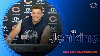 Teven Jenkins Its about earning trust and belief  Chicago Bears [upl. by Klara]