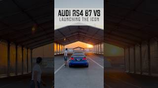 Launching an icon  Audi RS4 B7 V8 manual  audi rs4 vintage [upl. by Gnuoy223]