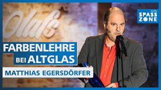 Blau ist Grün Farbenlehre bei Altglas  Matthias Egersdörfer bei Olafs Klub [upl. by Euqinor168]