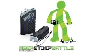 Mega Stomp Battle  Audio Reality Costume from ThinkGeek [upl. by Annayt]