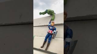 CAPTAIN AMERICA AS CHAINSAW FIGHTS VENOMTHANOS  MARVEL TOYS [upl. by Llehcsreh]