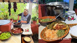 Hoy Les Hice Una Comida Bien Mexicana Mixiotes De Pollo Bien Sabrosos Como Nos Gustan En El Rancho [upl. by Emmerie]