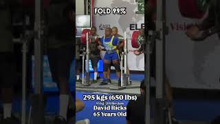 This 65 YEAR OLD Squats MORE than YOU 👴🏿 shorts lifting [upl. by Haimarej930]