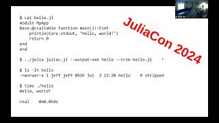 Julia as a Statically Compiled Language [upl. by Kendy]