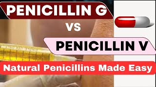 Penicillin G vs V  Simple Explanation  High Yield [upl. by Mintz7]