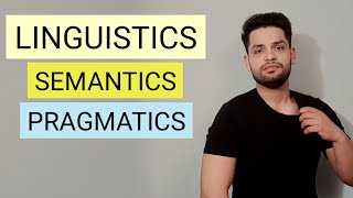 Linguistics  SEMANTICS and PRAGMATICS in hindi [upl. by Holbrook51]