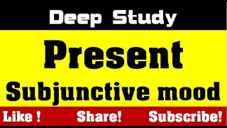 Present subjunctive mood  Mood in English grammar  Use of Present subjunctive mood  Rules of mood [upl. by Agemo]