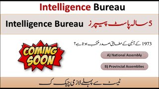 Intelligence Bureau IB Written Test Preparation IB Written Test 2024  Complete Preparation Guide [upl. by Lance]