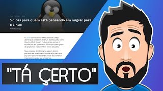 A matéria sobre Linux do CANALTECH 😐 [upl. by Phelips]