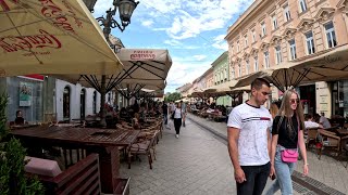 REAL WALKING EXPERIENCE NOVI SAD SERBIA 4K REAL AND NATURAL AUDIOPART 3 [upl. by Ridan772]