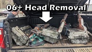 How to Pull a Vortec 4200 Cylinder Head from the Junkyard [upl. by Asus]