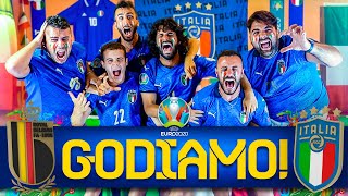 GODIAMO 🇧🇪BELGIO 12 ITALIA🇮🇹  LIVE REACTION ELITES HD [upl. by Adianes]