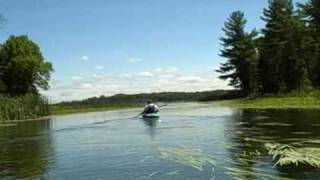 Kayaking 5th to 6th Crow Wing Channel Nevis Minnesota [upl. by Marylee]