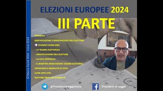 Elezioni Europee e non solo 2024 Parte III [upl. by Thunell]