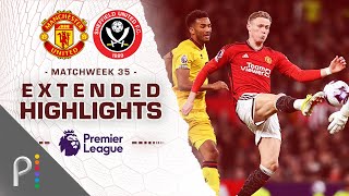 Manchester United v Sheffield United  PREMIER LEAGUE HIGHLIGHTS  4242024  NBC Sports [upl. by Akcirret]