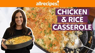 How to Make Chicken Rice Casserole  Get Cookin  Allrecipes [upl. by Rehotsirhc169]