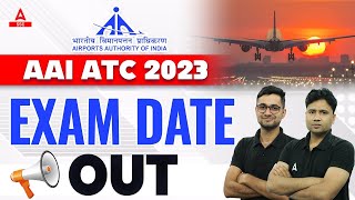 AAI ATC Exam Date 2023 OUT🎉  AAI Air Traffic Controller Exam Date 2023 [upl. by Borer]