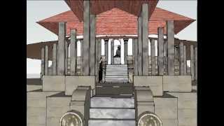 3D Visualization of the Polonnaruwa Vatadage Sri Lanka [upl. by Drofdarb]