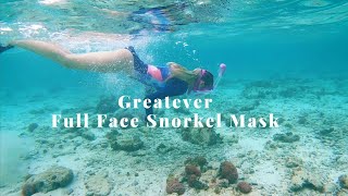 Greatever Full Face Snorkel Mask [upl. by Ettenil]