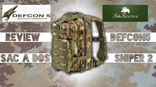 Airsoft Review ENG  Defcon 5 backpack Sniper 2 [upl. by Mil853]