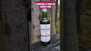 Laphroaig 10 Year Old Sherry Cask Review amp Giveaway from Reed Lake Manitoba Fishing Trip scotch [upl. by Llednov]