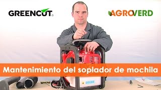 ¿Cómo hacer un buen mantenimiento cuidado y limpieza del SOPLADOR  ASPIRADOR de MOCHILA GREENCUT [upl. by Misa397]