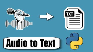 Convert Audio file into Text using Python  Python Tutorial [upl. by Lotus987]