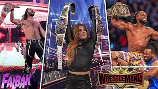 WWE Wrestlemania 35 REVIEW  Falbak [upl. by Schifra497]