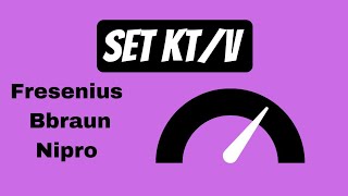 How to Set KTV  OCM data in dialysis machine fresenius  Nipro  Bbraun [upl. by Akiaki]