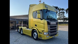 Scania R 450 6x2 Dourado ano 20212021 Teto Alto Valor R 68800000 [upl. by Lampert]