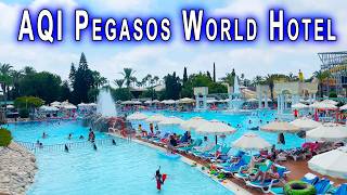 AQI Pegasos World Hotel 5 pegasosworld turkey2024 turkey side [upl. by Giglio]