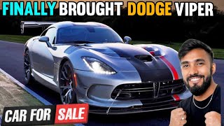 Finally Brought The Most Expensive Dodge Viper  Car For Sale Simulator [upl. by Yelrebmyk]