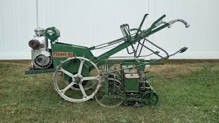 Planet Jr model FT with Toro Motor and 4 row 300a seed planter [upl. by Dickenson]