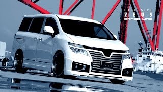 “ NISSAN E52ELGRAND” ZEUS GRACELINE Bodykit｜ゼウス ニッサン新型E52エルグランド エアロ [upl. by Alekehs]