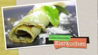 Rezept zum Eierkuchen machen  Einfach und Lekka [upl. by Aznaed525]