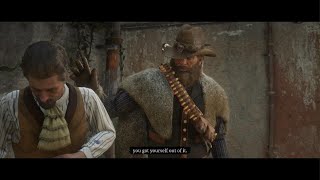 Hidden cutscene if you dont save Charles Chatenay  RDR2 [upl. by Nonna]