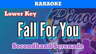 Fall For You by Secondhand Serenade Karaoke  Lower Key [upl. by Teahan]