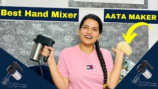 Best Hand Mixer amp Aata Maker For Your Kitchen ⚡ Agaro Elegant Hand Mixer Review 2024  Dough Maker [upl. by Antrim]