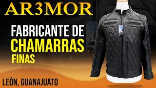 Aremor Fábricante de chamarras de piel fina en León Guanajuato México jacket leather fabric mx [upl. by Laverna]