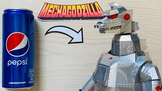 Homemade MechaGodzilla Using Pepsi Cans [upl. by Frankel58]