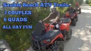 Sauble Beach Sauble Falls ATV trail ride [upl. by Ahsenat488]